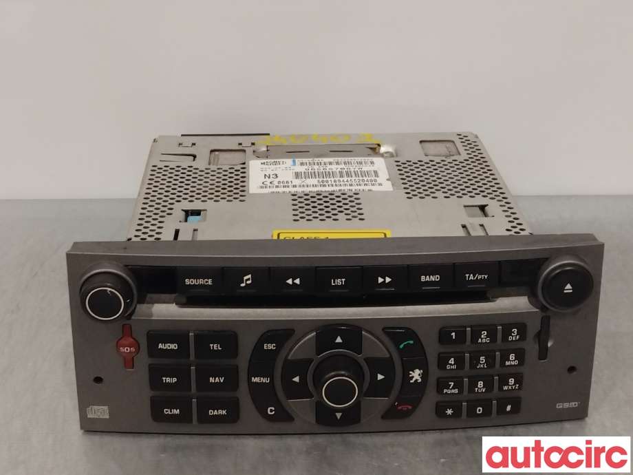 Bilstereo til Peugeot 407, 2004-2010  (PEUGEOT|657475)