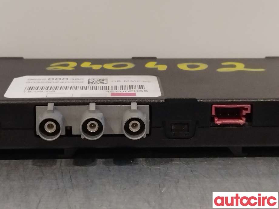 Antenne forsterker til Peugeot 407 2004-2010  (PEUGEOT|6561EC|9655888380)