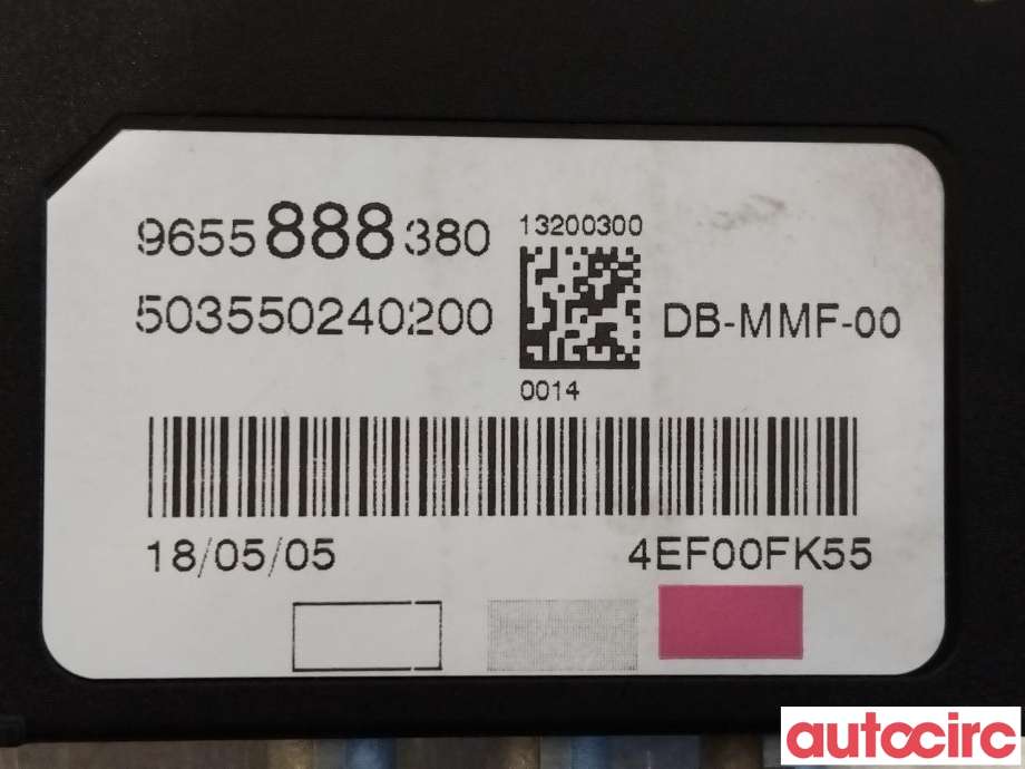 Antenne forsterker til Peugeot 407 2004-2010  (PEUGEOT|6561EC|9655888380)