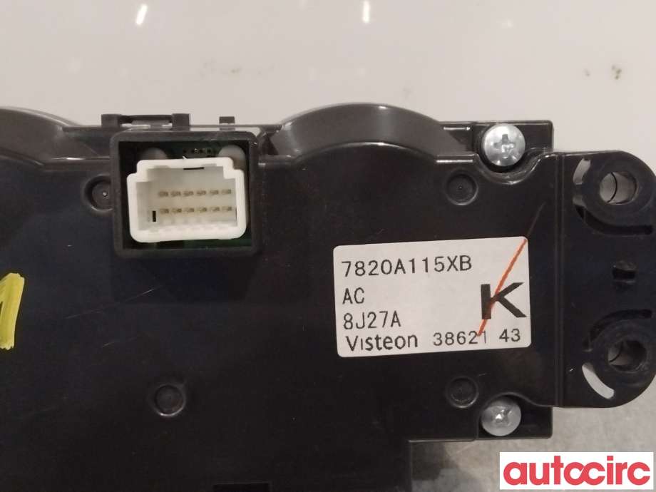 Varmeapparat betjening til Mitsubishi Lancer 2008-2017  (MITSUBISHI|7820A115XB|)