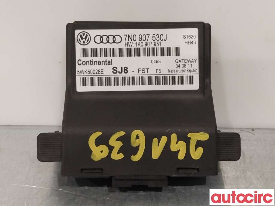 Styreenhet diverse til VW Golf VI 2008-2012  (VOLKSWAGEN|7N0907530AJ|)