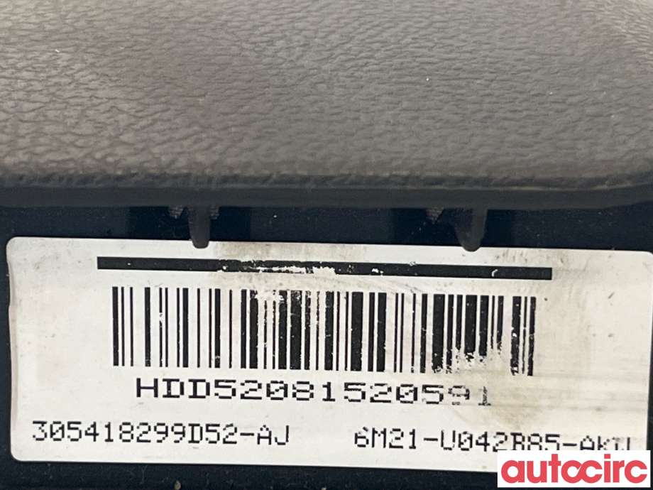 Airbag rattpute til Ford Mondeo 2007-2010 (Type IV, Fase 1)  (FORD|2469641||6M21-U042B85-AKW)