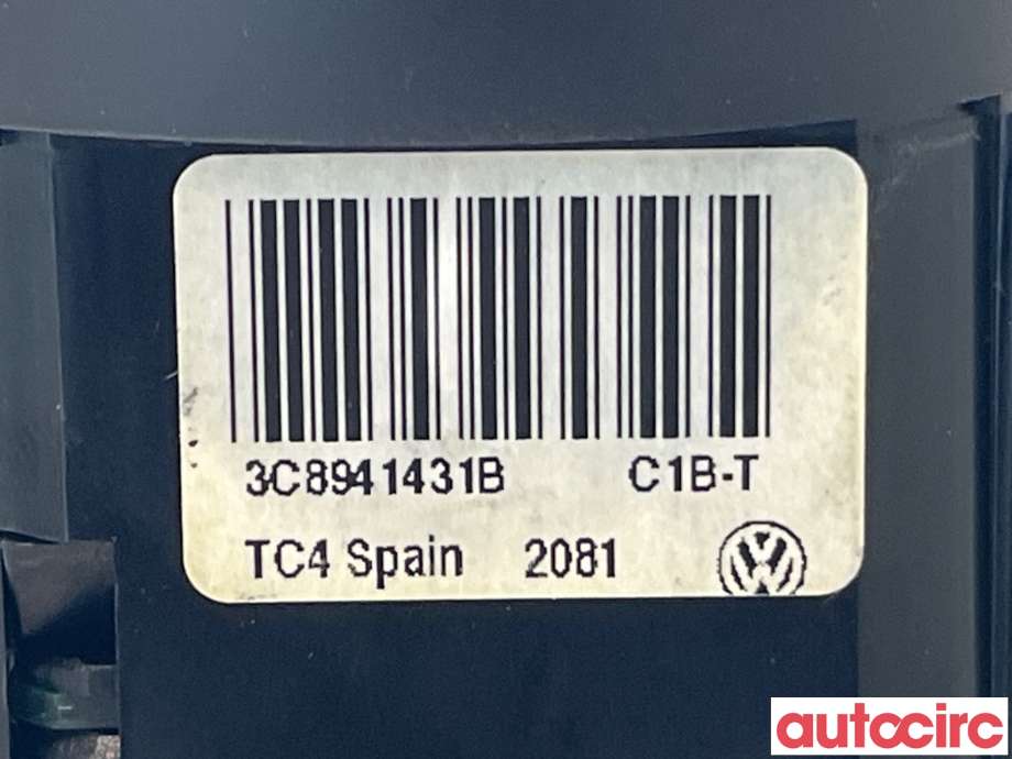 Bryter lys til VW Golf VI 2008-2012  (VOLKSWAGEN|3C8941431B)