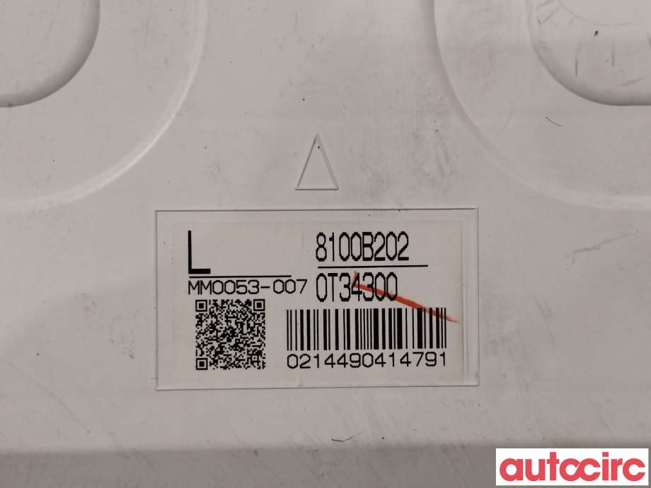 Instrumentpanel til Mitsubishi Outlander 2010-2012 (Type II, Fase 2) (MITSUBISHI|8100B202|MM0053-007)