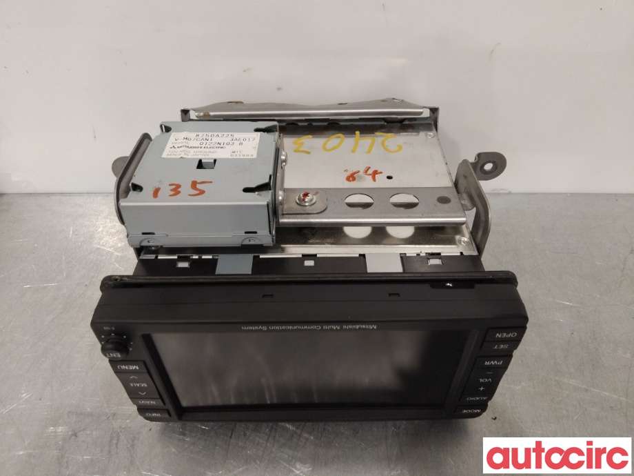 Bilstereo navigasjon til Mitsubishi Outlander 2010-2012 (Type II, Fase 2)  (MITSUBISHI|8750A184|)