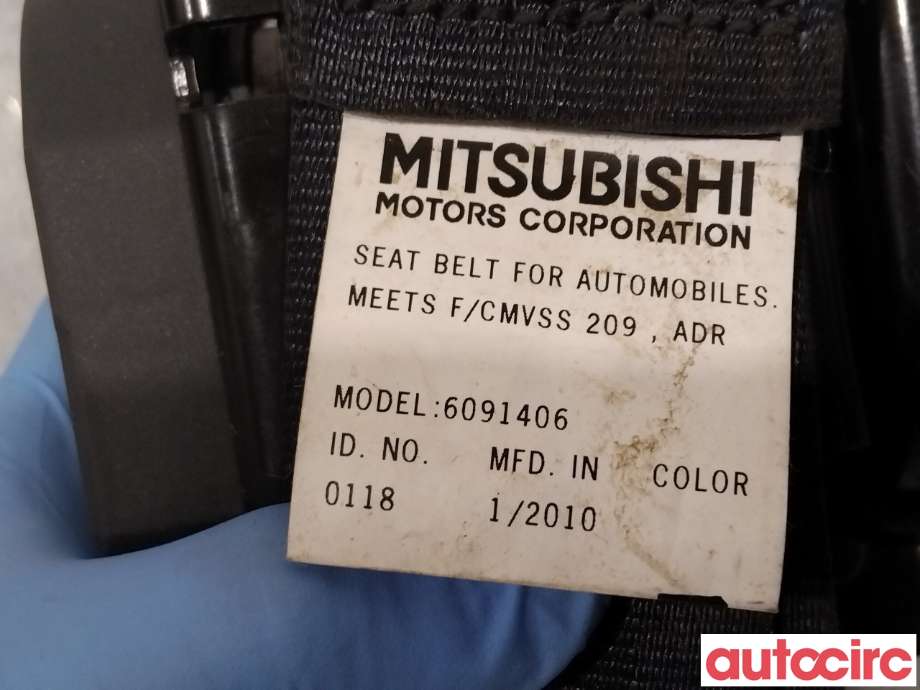 Sikkerhetsbelte foran høyre til Mitsubishi Outlander 2010-2012 (Type II, Fase 2) (MITSUBISHI|7000A014XB|6091406|604675800)