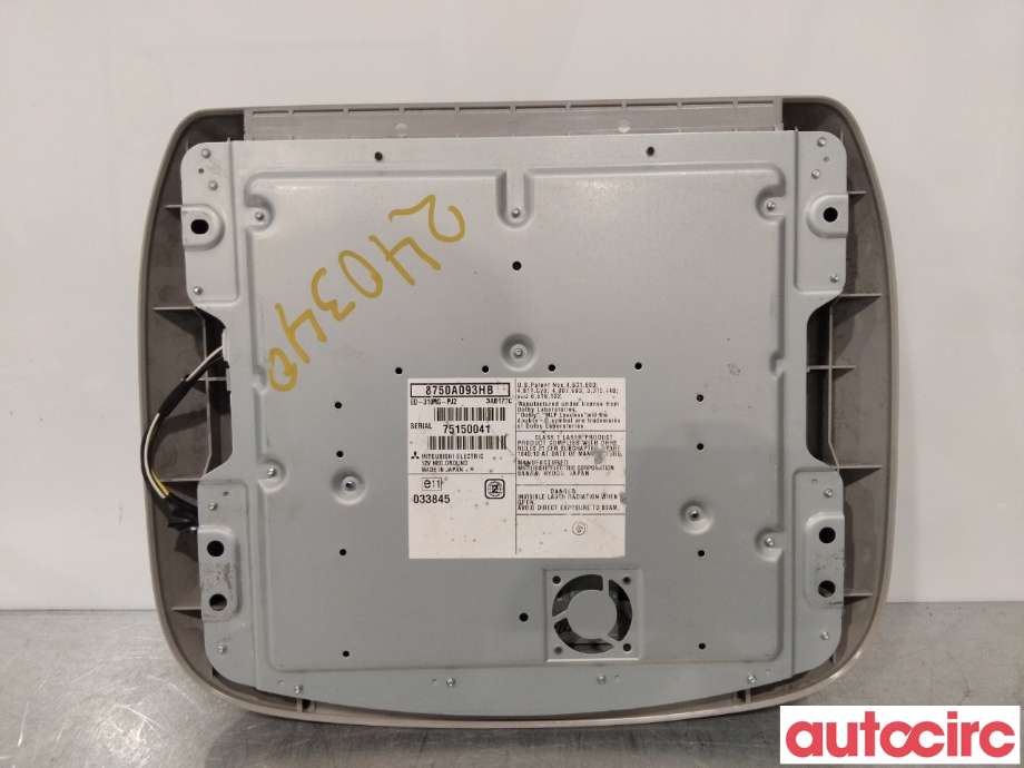 Bilstereo diverse til Mitsubishi Outlander 2010-2012 (Type II, Fase 2)  (MITSUBISHI|8750A093HB|75150041|)