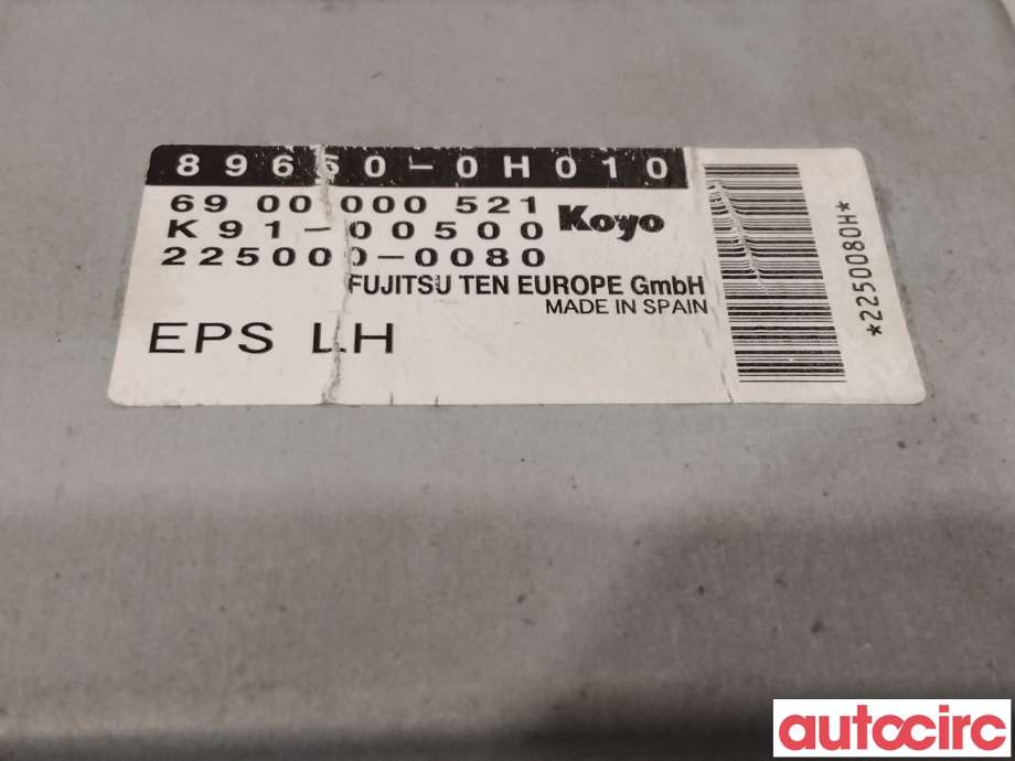 Airbag elektronikk til Citroën C1 2006-2014 (Type I)  (CITROEN|6546F6|)