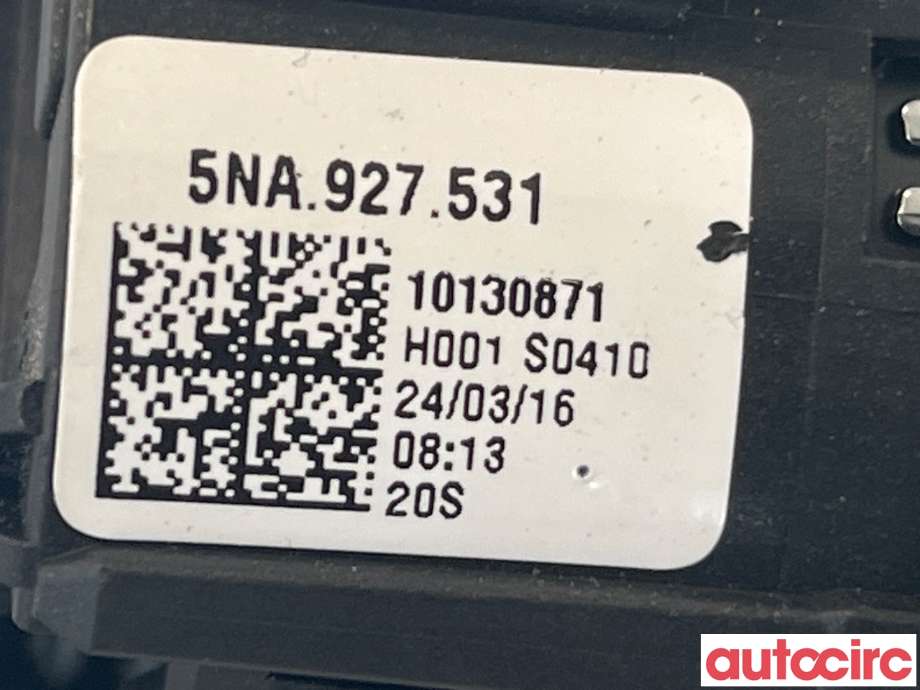Bryter diverse til VW Tiguan 2016-2020 (Type II, Fase 1)  (VOLKSWAGEN|5NA927531)