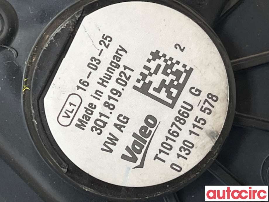 Varmeapparat motor til VW Tiguan 2016-2020 (Type II, Fase 1)  (VOLKSWAGEN|3Q1819021)