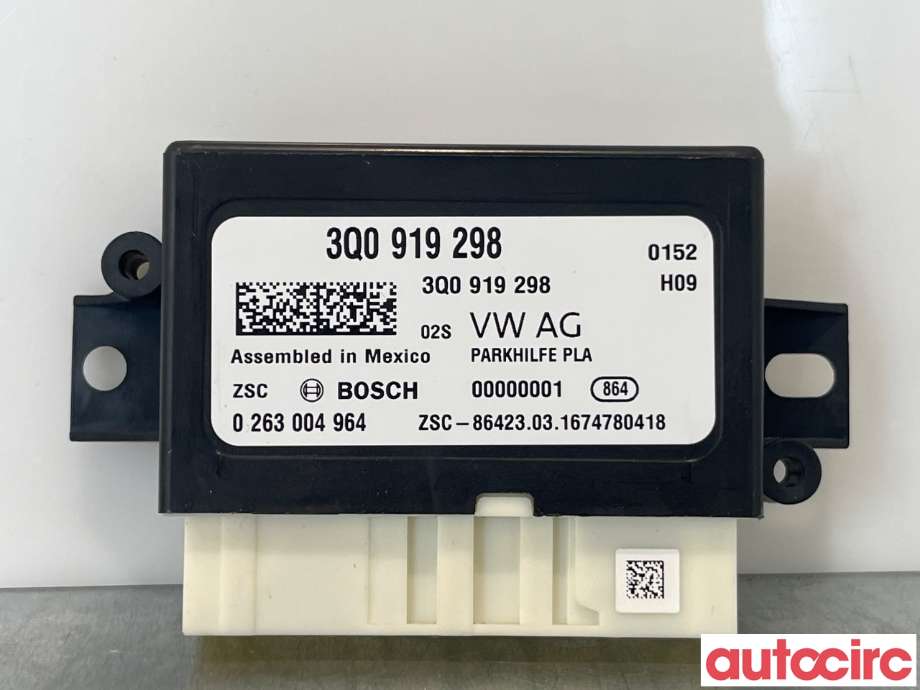 Styreenhet parkering til VW Tiguan 2016-2020 (Type II, Fase 1) (VOLKSWAGEN|3Q0919298)