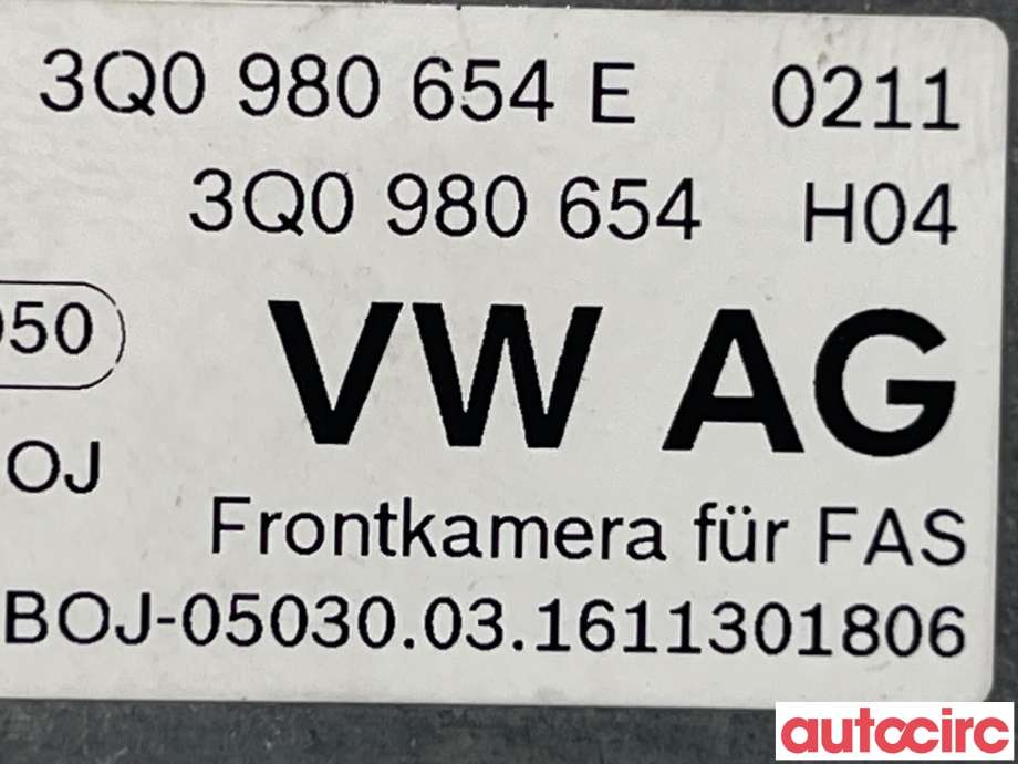 Kamera til VW Tiguan 2016-2020 (Type II, Fase 1)  (VOLKSWAGEN|3Q0980654)