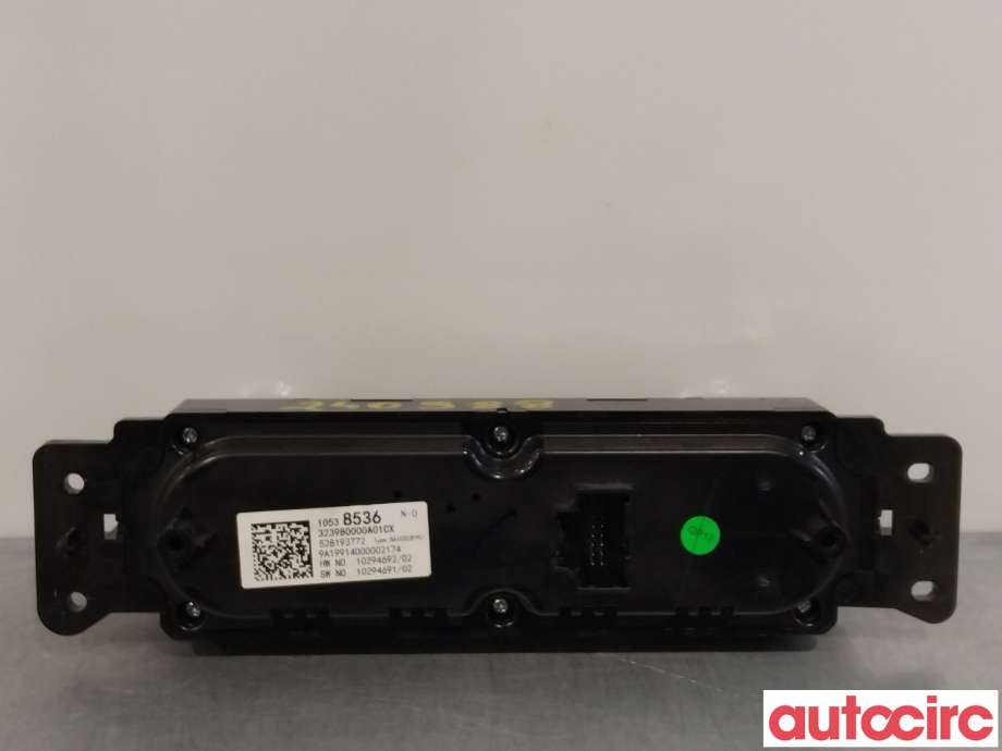 Varmeapparat betjening til MG ZS EV 2019-2021 (Type I, Fase 1) (MG|10538536|)