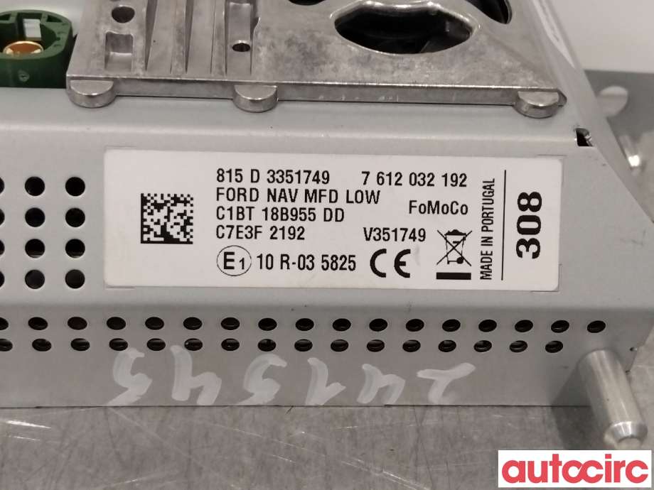 Instrument kjørecomputer til Ford Fiesta 2013-2017 (Type VI, Fase 2)  (FORD|2013275||F1BT-18B955-DC)