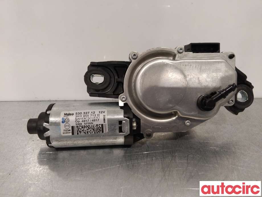 Viskermotor bakrute til VW Caddy 2010-2015 (Type III, Fase 2)  (VOLKSWAGEN|2K0955712C|)