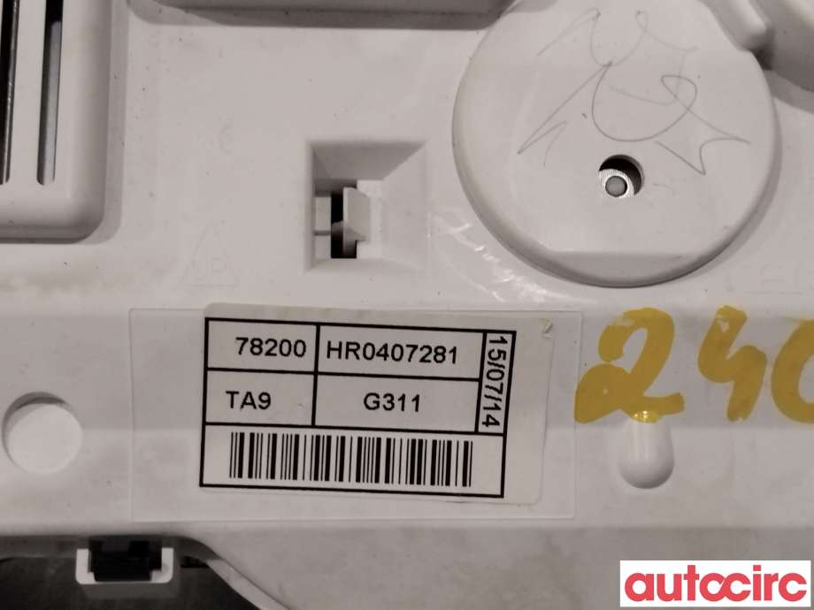 Instrumentpanel til Honda Civic 2012-2015 (Type IX, Fase 1)  (HONDA|78200-TB9-G11|)