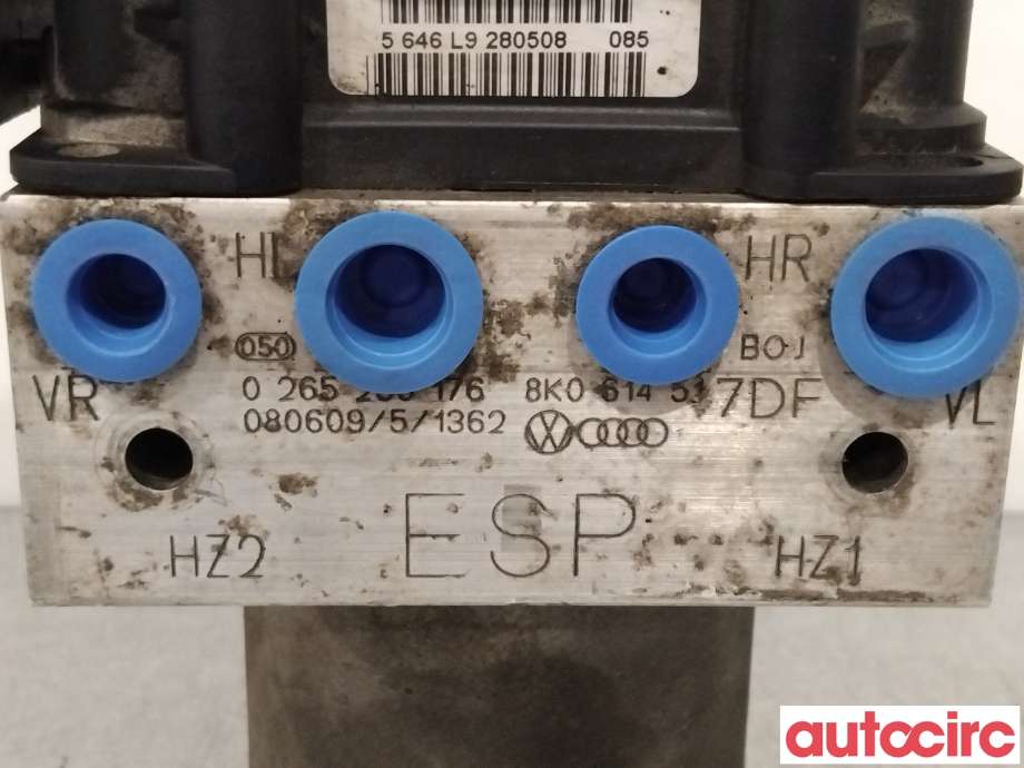 ABS sentral til Audi A4 2007-2014 (Type IV) (B8) (B8) (AUDI|8K0614517DG|)