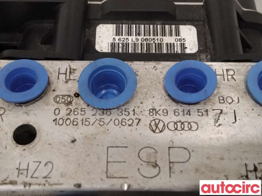 ABS sentral til Audi A4, Allroad 2009-2016 (Type I) (B8) (B8) (AUDI|8K9614517L|0265236351|8K9614517J)