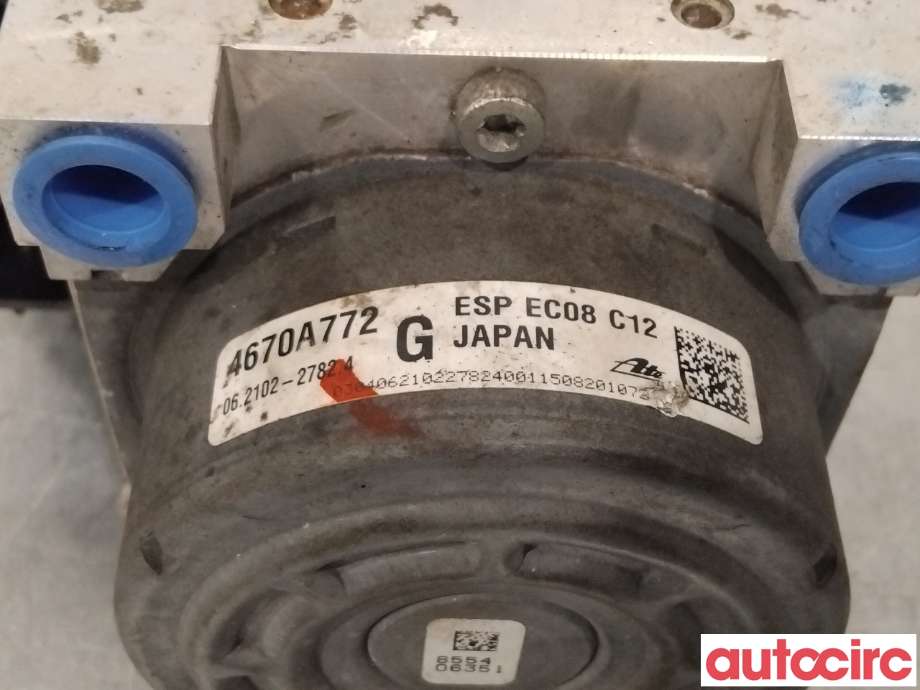 ABS sentral til Mitsubishi ASX 2010-2019  (MITSUBISHI|4670A773|062109-68913|4670A772)