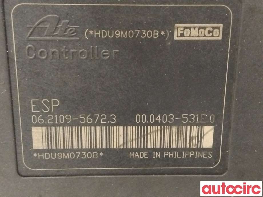 ABS sentral til Ford Fiesta 2008-2012 (Type VI, Fase 1)  (FORD|1715773|062109-56723|8V51-2C405-AE)