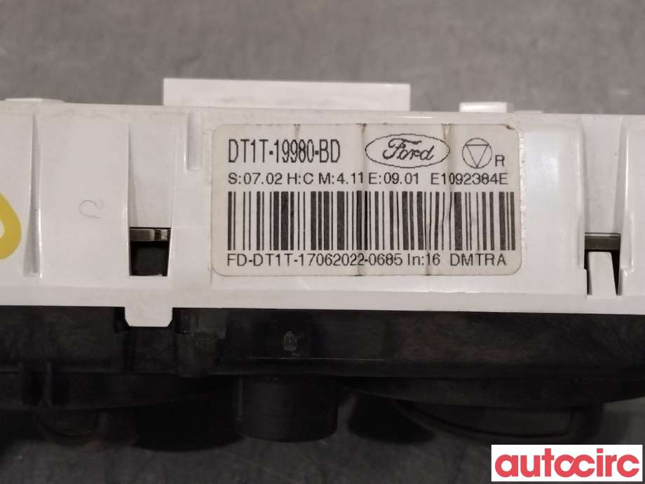 Varmeapparat betjening til Ford Transit Connect 2013-2018 Type II, Fase 1  (FORD|2010112||DT1T-19980-BD)