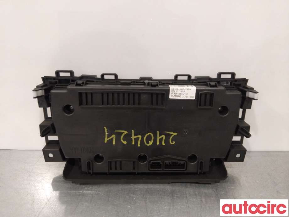 Varmeapparat betjening til Mazda 6 2013-2015 (Type III, Fase 1)  (MAZDA|GHS4-61-190K|)