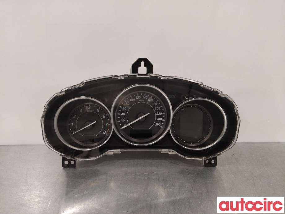 Instrumentpanel til Mazda 6, 2013-2015 (Type III, Fase 1)  (MAZDA|GHS4-55-471G)