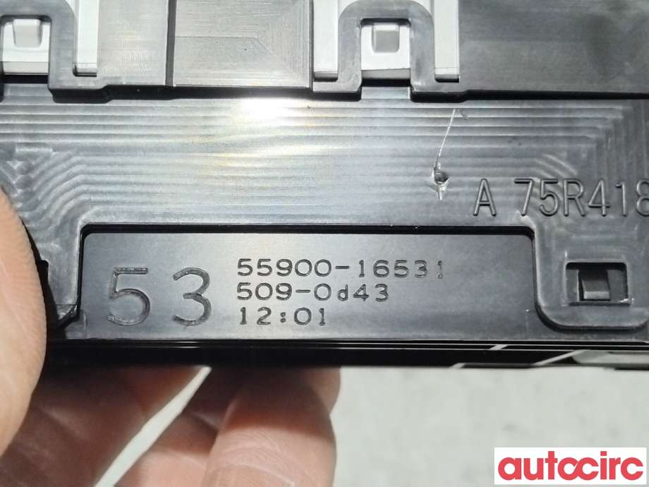 Varmeapparat betjening til Toyota Corolla 2019-->>  (TOYOTA|5590016531B0||55900-16531)