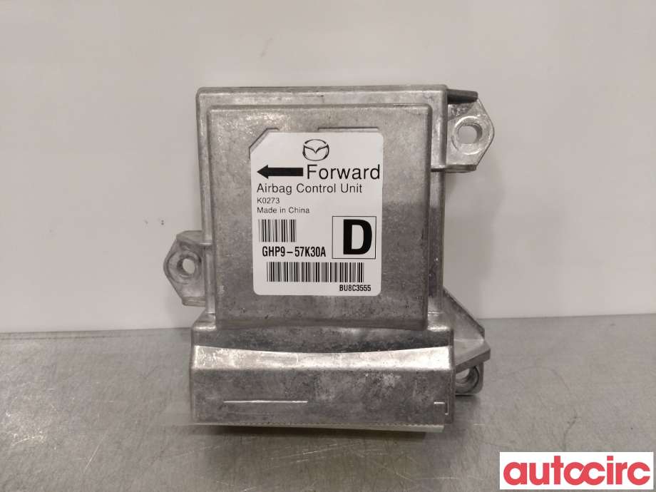 Airbag elektronikk til Mazda 6, 2013-2015 (Type III, Fase 1)  (MAZDA|GHP9-57-K30A)