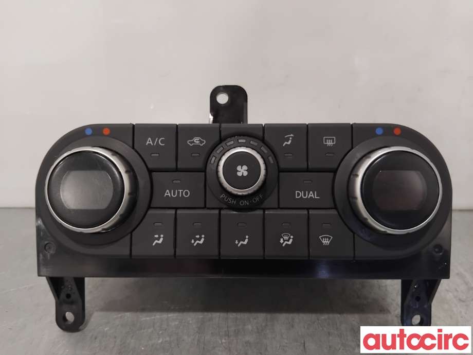 Varmeapparat betjening til Nissan Qashqai 2010-2014 (Type I, Fase 2) (NISSAN|27500BR47A||27500BR57A)