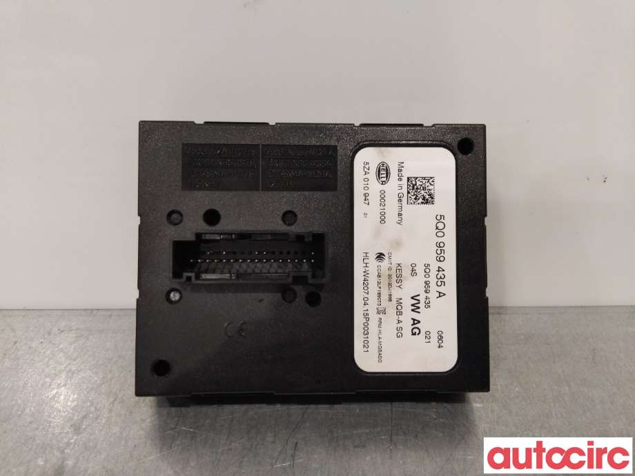 Styreenhet nøkkelfri/keyless til Audi A3 2012-2016 (Type III, Fase 1)  (AUDI|5Q0959435A|)