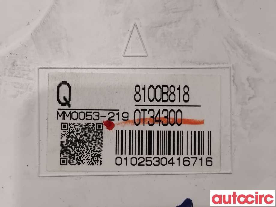 Instrumentpanel til Mitsubishi ASX 2010-2019  (MITSUBISHI|8100B818|MM0053-219)