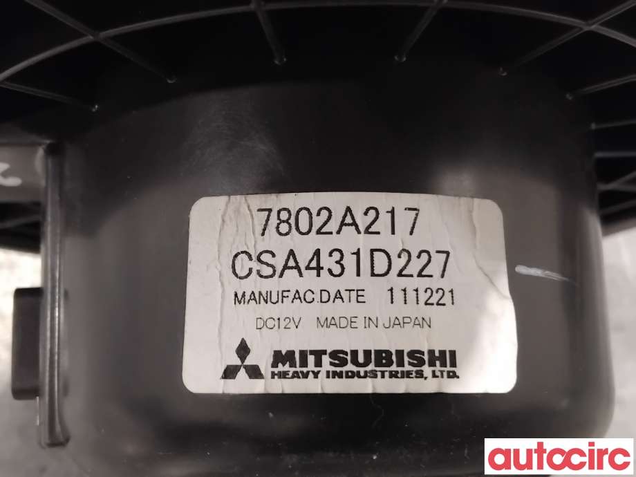 Varmeapparat motor til Mitsubishi ASX 2010-2019  (MITSUBISHI|7802A217|CSA431D227)