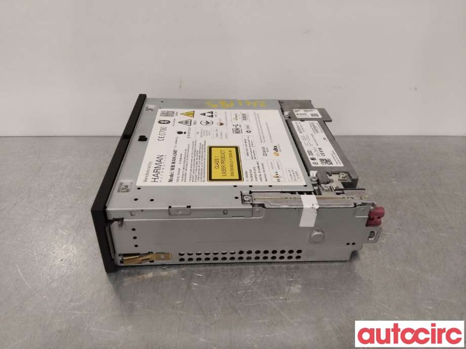 Bilstereo CD-veksler til Audi A3 2012-2016 (Type III, Fase 1) (AUDI|8V0035036C|)