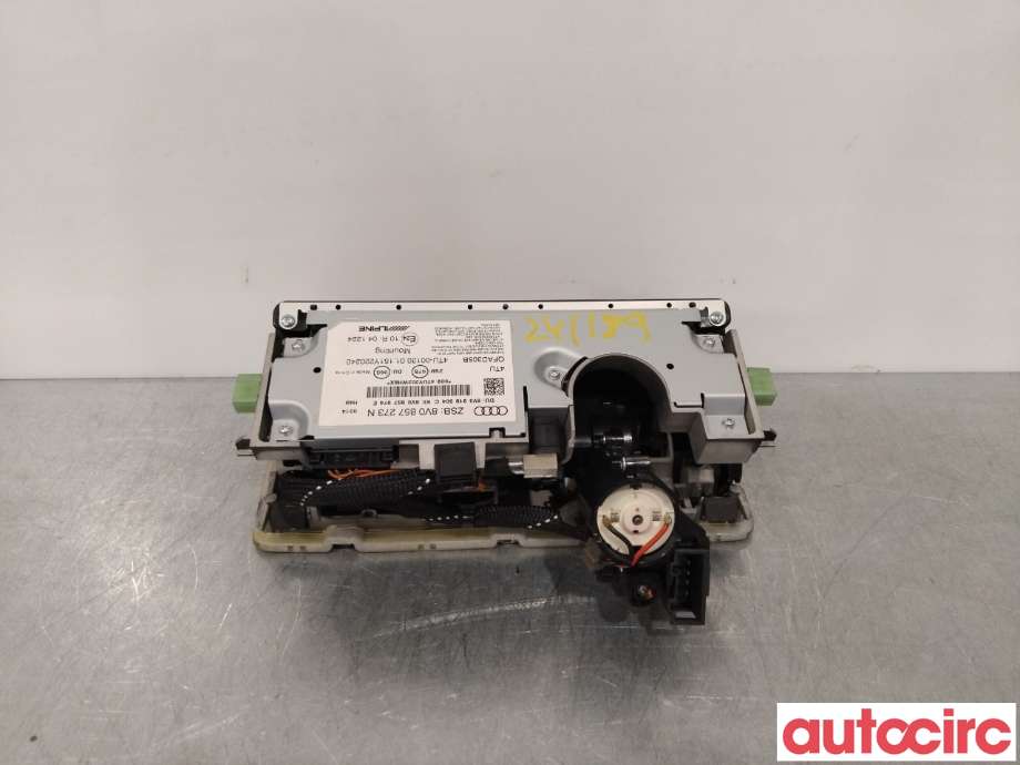 Multimedia display (MCU - Media Controller Unit) til Audi A3 2012-2016 (Type III, Fase 1) (AUDI|8V0919604C|QFAD305B|8V0857273N)