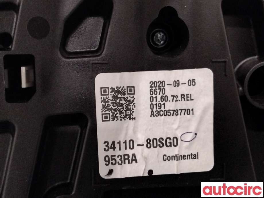 Instrumentpanel til Suzuki Swift 2017-->>  (SUZUKI|34100-80SH0|A3C05787701|34110-80SG0)