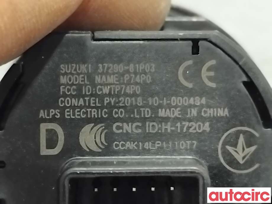 Bryter start/stopp til Suzuki Swift 2017-->>  (SUZUKI|37290-81R03||37290-81P03)