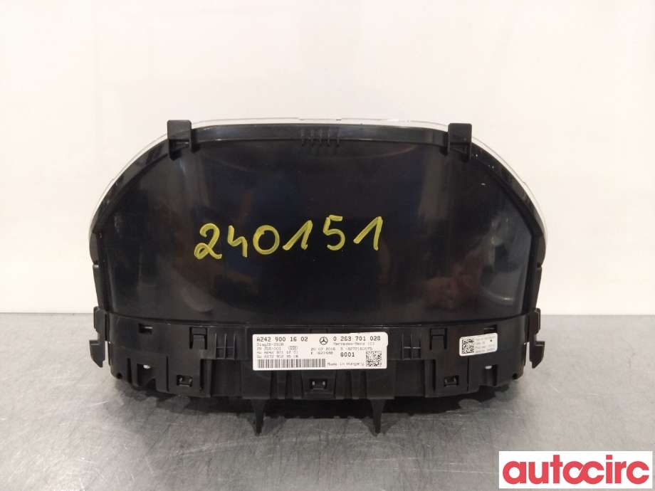 Instrumentpanel til Mercedes B-Klasse 2011-2018 (W246) (W246) (MERCEDES|A2429001602|)