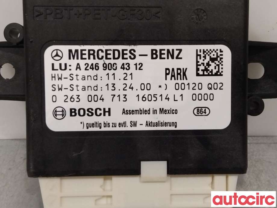 Styreenhet parkering til Mercedes B-Klasse 2011-2018 (W246) (W246) (MERCEDES|A2469004312|)