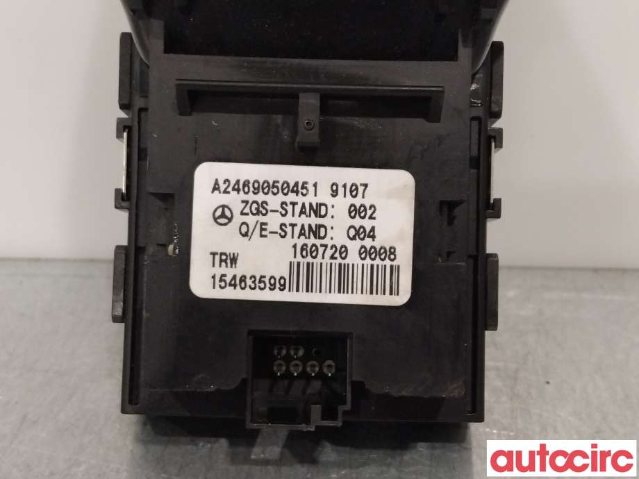 Bryter elektrisk håndbrekk/parkbrems til Mercedes B-Klasse 2011-2018 (W246) (W246) (MERCEDES|A2469050451|)