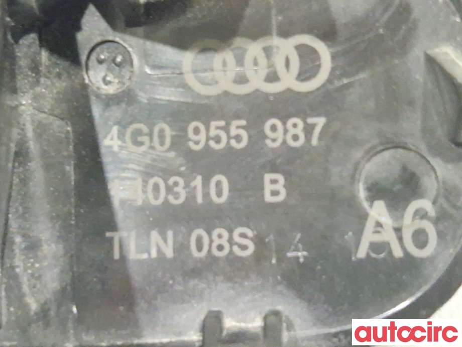 Lyktespylerdyse til Audi A6 2014-2018 (Type IV, Fase 2) (C7) (C7) (AUDI|4G8955987||4G0955987)