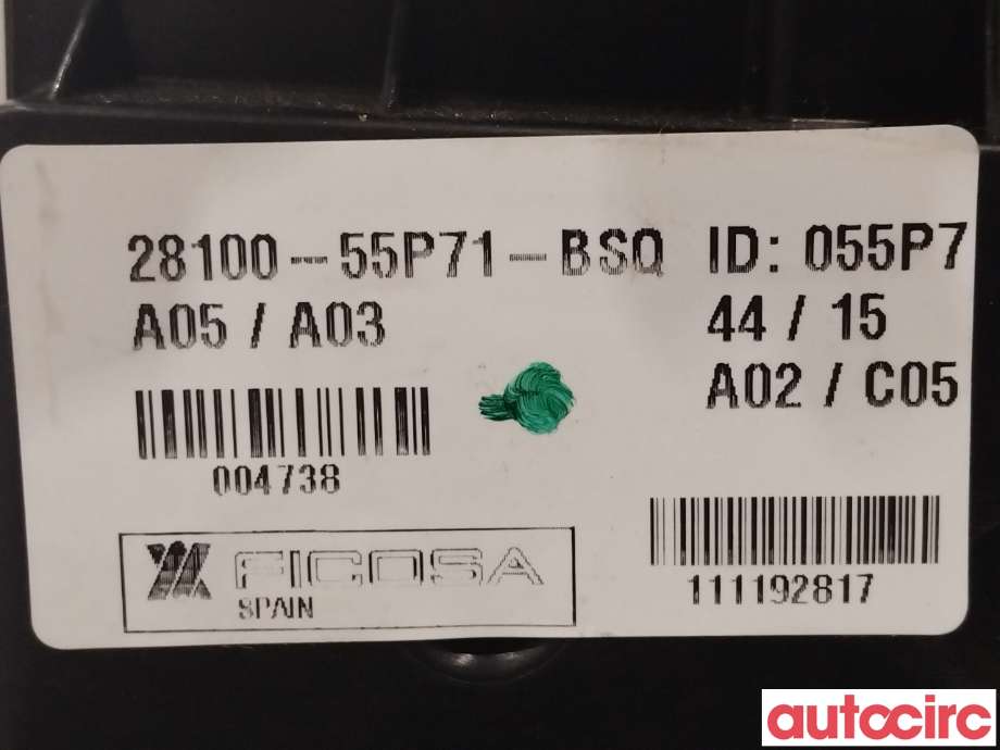 Girstang/girvelger automat til Suzuki SX4 S-CROSS 2013-->> (Type II)  (SUZUKI|28110-55P51|28110-55P71)