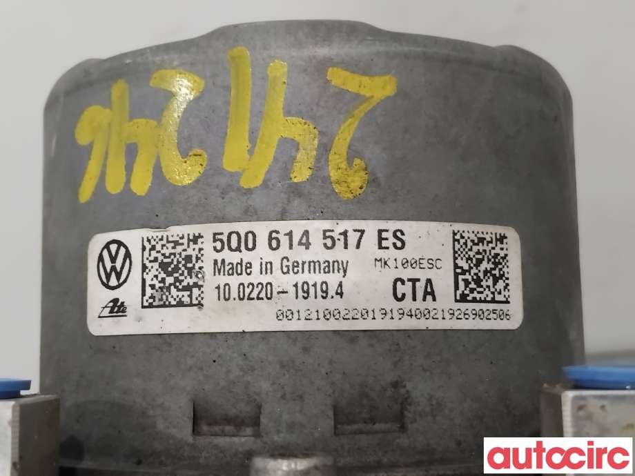 ABS sentral til Škoda Octavia 2017-2020 (Type III, Fase 2)  (SKODA|5Q0614517ES|100917-43153)
