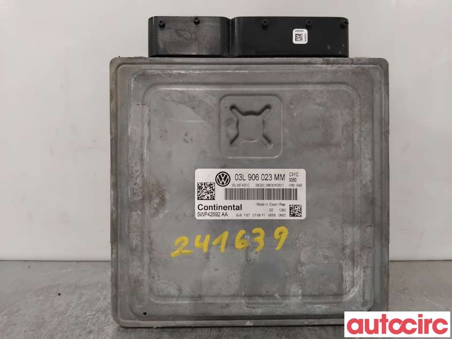 Styreenhet motor til VW Golf VI 2008-2012  (VOLKSWAGEN|03L997557T|5WP42692AA|03L906023MM)