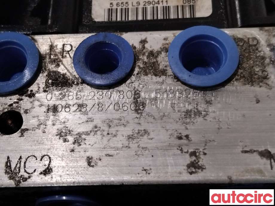 ABS sentral til Peugeot Boxer 2007-2013 (Type III, Fase 1) (PEUGEOT|1669575780|0265230806|51832891)