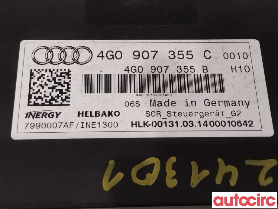 Styreenhet diverse til Porsche Macan 2014-->> (95B) (95B) (PORSCHE|4G0907355C|9A790735500|)