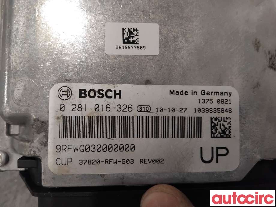 Styreenhet motor til Honda CR-V 2007-2012 (Type III) (HONDA|37820-RFW-G02|0281016326|37820-RFW-G03)