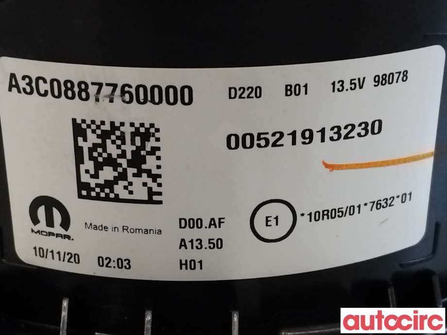 Instrumentpanel til Fiat Tipo 2017-->>  (FIAT|52246889|52191323)