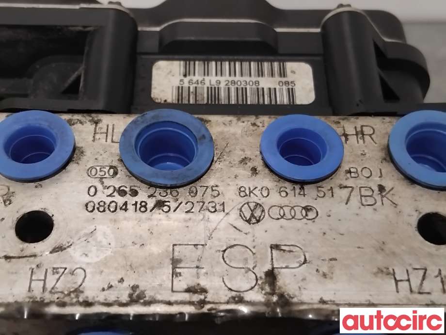 ABS sentral til Audi A4 2007-2014 (Type IV) (B8) (B8) (AUDI|8K0614517BM|0265236075|8K0614517FM)