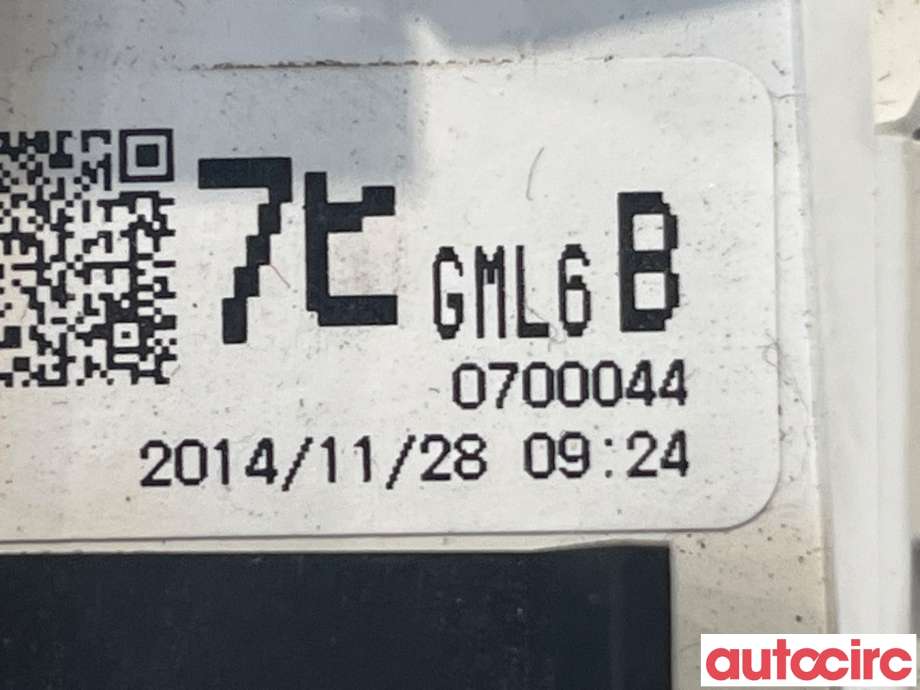 Instrumentpanel til Mazda 6 2015-2018 (Type III, Fase 2)  (MAZDA|GML6-55-471D)